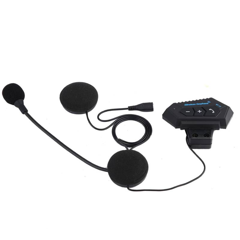 BOROCO Motorradhelm Headset Bluetooth,Headset Intercom Motorrad,Motorradhelm BT V5.0 Headset Kopfhörerlautsprecher Unterstützen Freisprechen von BOROCO