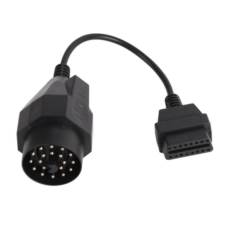 BOROCO OBD2 Adapter,OBD1 20 Pin auf 16 Pin OBD2 Adapter Stecker Scanner Kabel Für E36 E38 E39 E46 E53 X5 Z3 von BOROCO