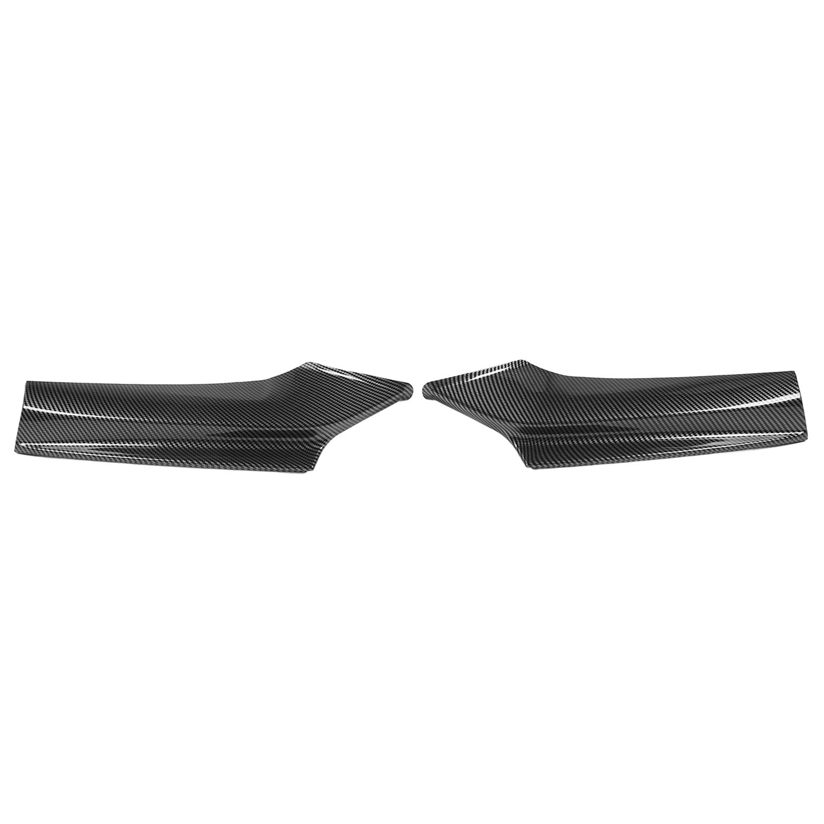 BOROCO -Paar von Vorderen Stoßfänger Lippenspoiler Redresistance Stoßfänger Ecksplitter für 5er F10 F11 M Sport 2010 Bis 2016 (Kohlefaserstil) von BOROCO