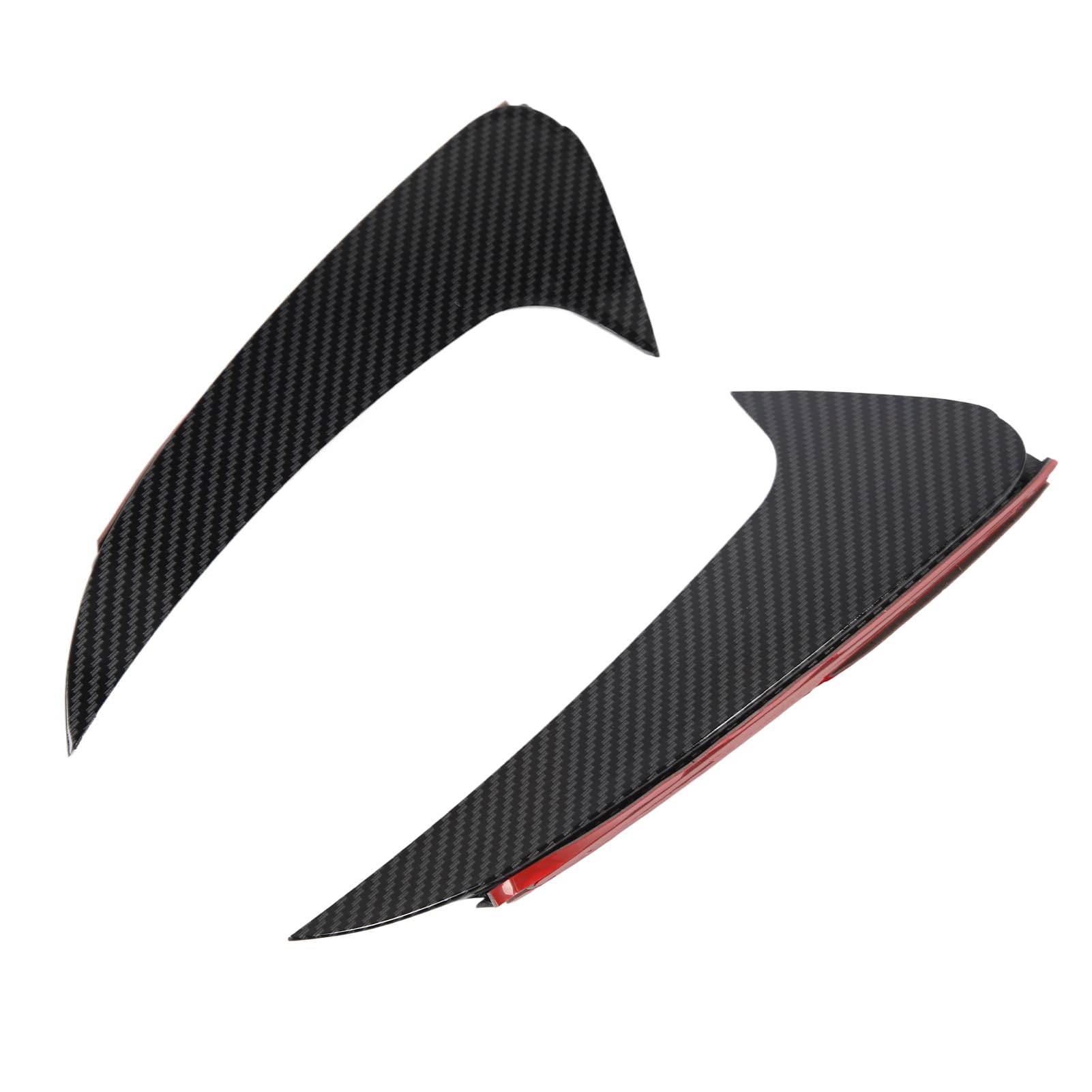 BOROCO Stoßstangenluft -Entlüftungsspoiler, 2 Stcs Heck Stoßfänger Spoiler Luftentlüftungsabdeckung Unterer Luftentlüftungsabdeckungsrahmen Austausch von CLS -Klasse W218 C218 von BOROCO