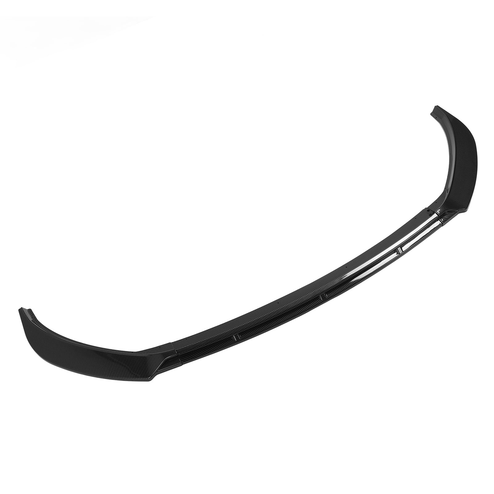 BOROCO Vordere Stoßfänger Lippenspoiler 3 Abschnitt Aerodynamik Stoßfänger Lippenkinn Diffusor -Wachersatz für Sitz Mk5 Standard (Kohlefaserstil) von BOROCO
