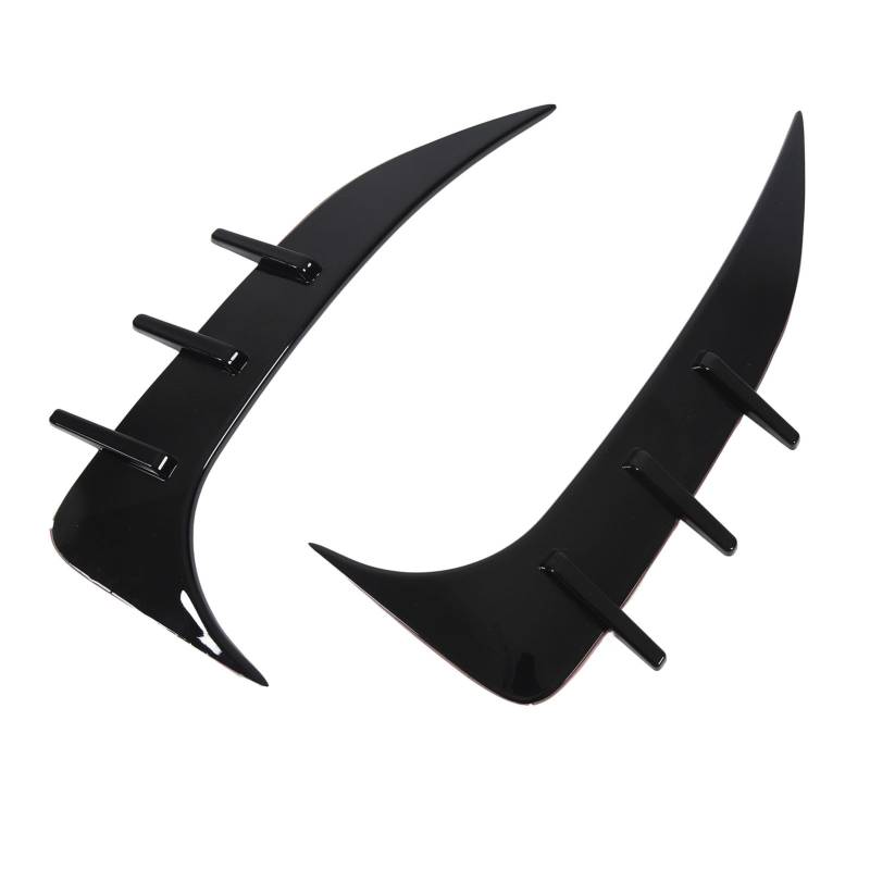Boroco 1pair Heck Stoßfänger Seitensplitter Glänzend Schwarzer Stilvoller Heck -Stoßfänger Luftentlüftungsspoiler für 2 Serie F44 Gran Coupé M Sport von BOROCO