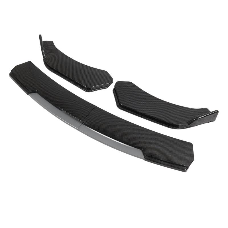 Boroco Front Stoßfänger Splitter Kohlefaserstil Stoßfänger Spoiler Diffusor 170 Cm Länge Ersatz für (Graue Lippe) von BOROCO