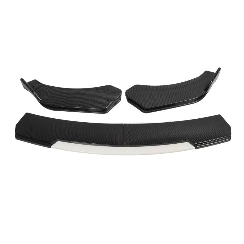 Boroco Front Stoßfänger Splitter Kohlefaserstil Stoßfänger Spoiler Diffusor 170 Cm Länge Ersatz für (Weiße Lippe) von BOROCO