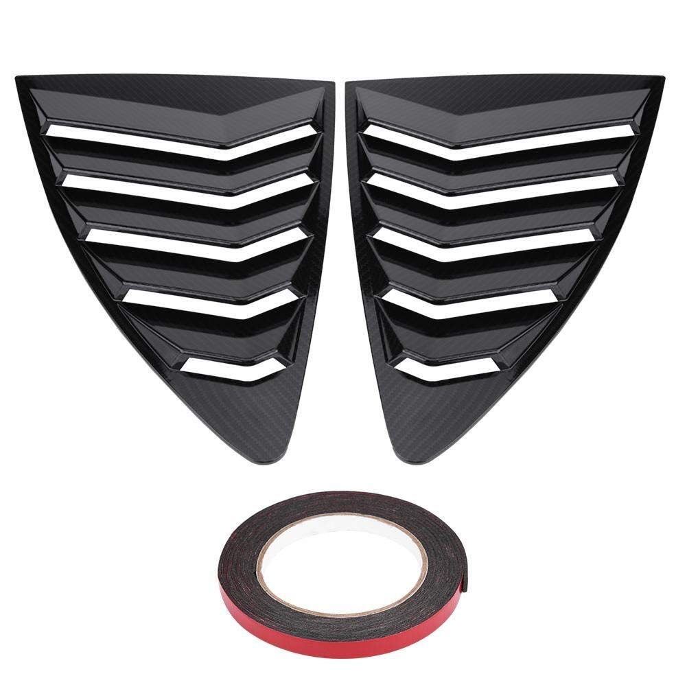 Broco 1 Paar Seitenscheiben Louver Vent-Abdeckung for Toyota 86 / Scion FR-S Subaru BRZ 13-18 Carbon-Faser von BOROCO