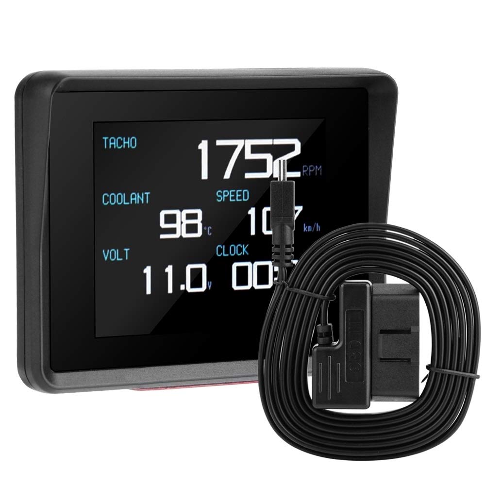Broco Auto OBD Multifunktionsmessgerät Digital-Temperatur Spannung Drehzahl HUD-Anzeige Broco Auto OBD Multifunktionsmessgerät Digital-Temperatur Spannung Drehzahl HUD-Anzeige von BOROCO