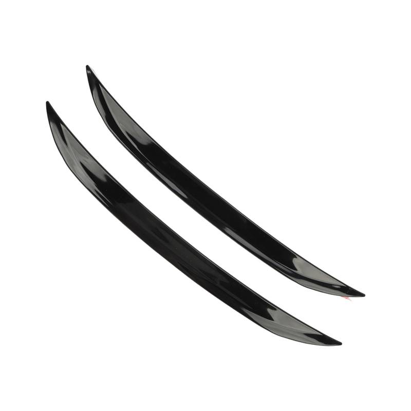 Radköpfen Flacksformel, Autorad -Köder -Tradiation Schwarzes Rad Augenbrauen -Streifen Protektor Flockenformelken Universal Fit für die Meisten Autos (33,5 cm) von BOROCO
