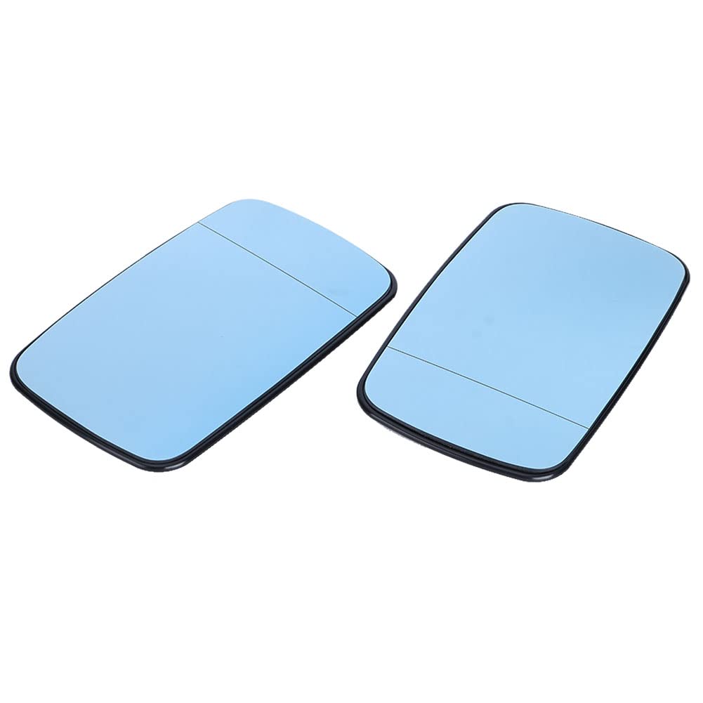 Rückspiegelglas, 2 Stück, Seitlich Beheizte Antibeschlag-Rückspiegelgläser Für Autos, Blau, Passend Für E39 E46 97–06 Rückspiegelglas, 2 Stück, Seitlich Beheizte Antibeschlag-Rückspiegelgläser Für Autos, Blau, Passend Für E39 E46 97–06 von BOROCO