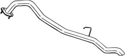 Bosal Abgasrohr [Hersteller-Nr. 451-363] für Opel, Vauxhall von BOSAL
