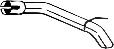 Bosal Abgasrohr [Hersteller-Nr. 700-179] für Opel, Vauxhall von BOSAL