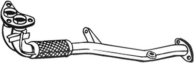 Bosal Abgasrohr [Hersteller-Nr. 823-889] für Mitsubishi, Volvo von BOSAL