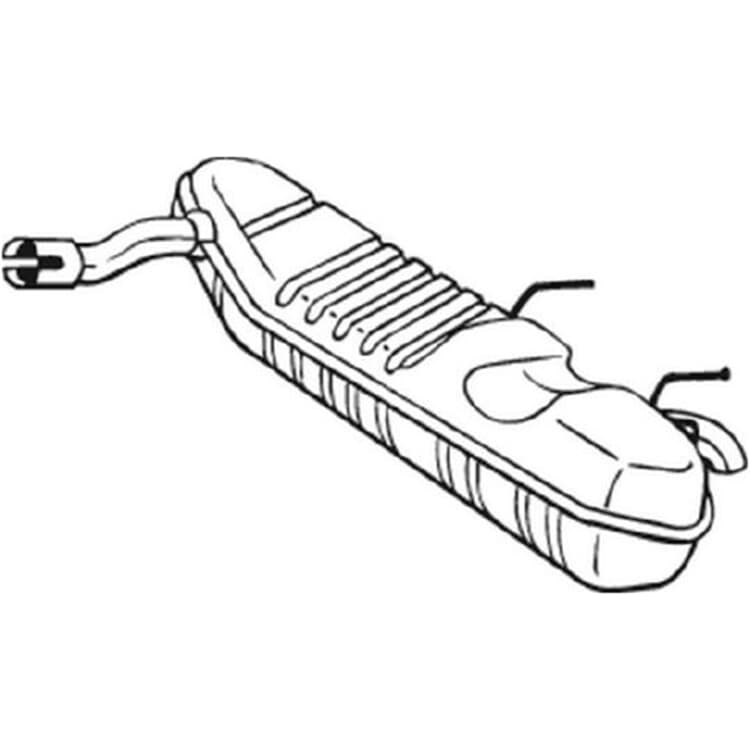 Bosal Endschalld?mpfer Opel Signum Vectra Bosal Endschalld?mpfer Opel Signum Vectra von BOSAL