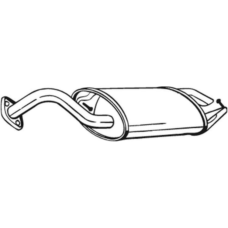 Bosal Endschalld?mpfer Toyota Corolla Bosal Endschalld?mpfer Toyota Corolla von BOSAL