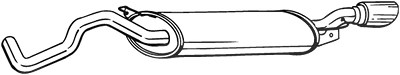 Bosal Endschalldämpfer [Hersteller-Nr. 281-505] für Audi von BOSAL
