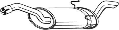 Bosal Endschalldämpfer [Hersteller-Nr. 135-061] für Citroën, Fiat, Peugeot von BOSAL