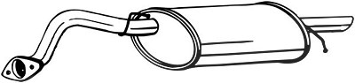 Bosal Endschalldämpfer [Hersteller-Nr. 141-195] für Daewoo von BOSAL