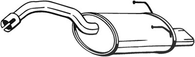 Bosal Endschalldämpfer [Hersteller-Nr. 148-177] für Fiat von BOSAL