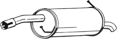 Bosal Endschalldämpfer [Hersteller-Nr. 154-481] für Ford von BOSAL