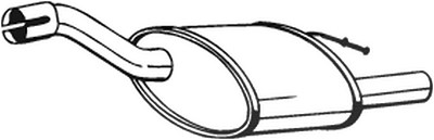 Bosal Endschalldämpfer [Hersteller-Nr. 154-211] für Ford von BOSAL