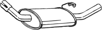 Bosal Endschalldämpfer [Hersteller-Nr. 154-801] für Ford von BOSAL
