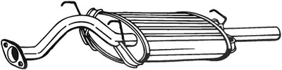 Bosal Endschalldämpfer [Hersteller-Nr. 163-157] für Honda von BOSAL