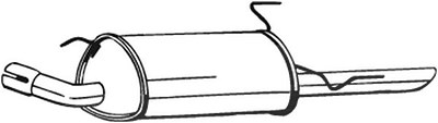 Bosal Endschalldämpfer [Hersteller-Nr. 185-405] für Opel, Vauxhall von BOSAL