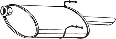 Bosal Endschalldämpfer [Hersteller-Nr. 190-289] für Peugeot von BOSAL