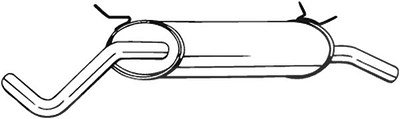 Bosal Endschalldämpfer [Hersteller-Nr. 200-229] für Renault von BOSAL