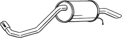 Bosal Endschalldämpfer [Hersteller-Nr. 233-419] für VW von BOSAL