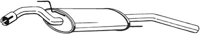 Bosal Endschalldämpfer [Hersteller-Nr. 279-483] für VW von BOSAL