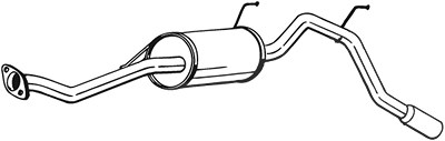 Bosal Endschalldämpfer [Hersteller-Nr. 281-611] für Honda von BOSAL