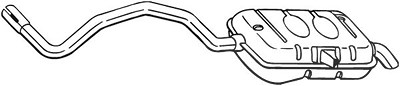 Bosal Endschalldämpfer [Hersteller-Nr. 281-813] für Renault von BOSAL