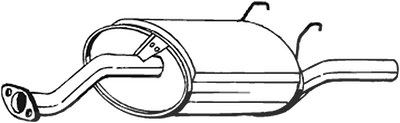 Bosal Endschalldämpfer [Hersteller-Nr. 163-727] für Honda von BOSAL