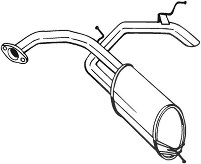 Bosal Endschalldämpfer [Hersteller-Nr. 278-585] für Honda von BOSAL