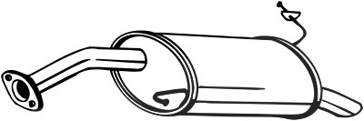 Bosal Endschalldämpfer [Hersteller-Nr. 165-287] für Hyundai von BOSAL
