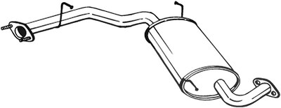 Bosal Endschalldämpfer [Hersteller-Nr. 169-219] für Kia von BOSAL