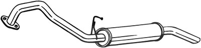 Bosal Endschalldämpfer [Hersteller-Nr. 278-295] für Kia von BOSAL