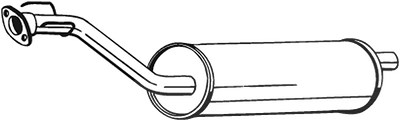 Bosal Endschalldämpfer [Hersteller-Nr. 278-135] für Opel von BOSAL