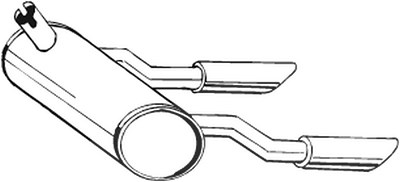 Bosal Endschalldämpfer [Hersteller-Nr. 185-582] für Opel von BOSAL