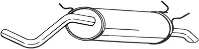 Bosal Endschalldämpfer [Hersteller-Nr. 279-157] für Renault von BOSAL