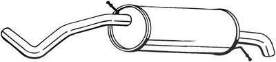 Bosal Endschalldämpfer [Hersteller-Nr. 278-231] für Seat, Skoda, VW von BOSAL