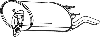 Bosal Endschalldämpfer [Hersteller-Nr. 228-443] für Toyota von BOSAL