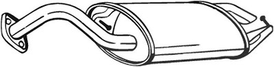 Bosal Endschalldämpfer [Hersteller-Nr. 228-491] für Toyota von BOSAL