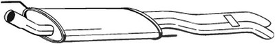 Bosal Endschalldämpfer [Hersteller-Nr. 233-313] für VW von BOSAL