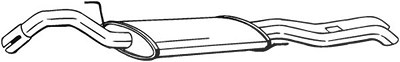 Bosal Endschalldämpfer [Hersteller-Nr. 280-781] für VW von BOSAL