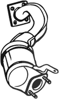 Bosal Katalysator [Hersteller-Nr. 090-619] für Audi, Seat, VW von BOSAL