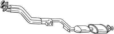 Bosal Katalysator [Hersteller-Nr. 099-600] für Mercedes-Benz von BOSAL