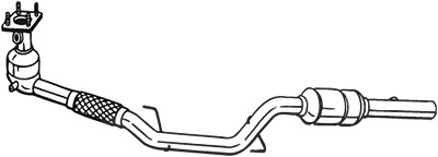 Bosal Katalysator [Hersteller-Nr. 090-761] für Seat, Skoda, VW von BOSAL
