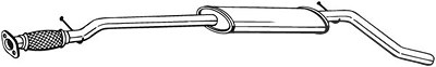 Bosal Mittelschalldämpfer [Hersteller-Nr. 286-325] für Fiat von BOSAL