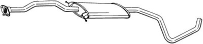 Bosal Mittelschalldämpfer [Hersteller-Nr. 285-953] für Ford von BOSAL